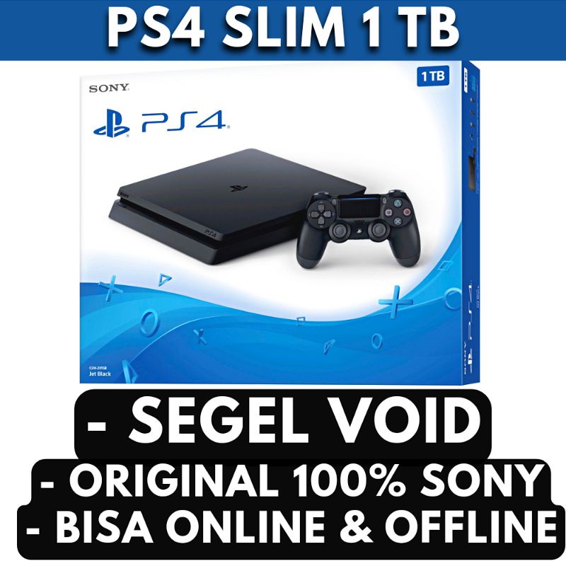 PS4 SLIM 1TB ORIGINAL SONY Seri TERBARU Playstation 4 Slim Asli Sony Playstation 1 TB Play Station P