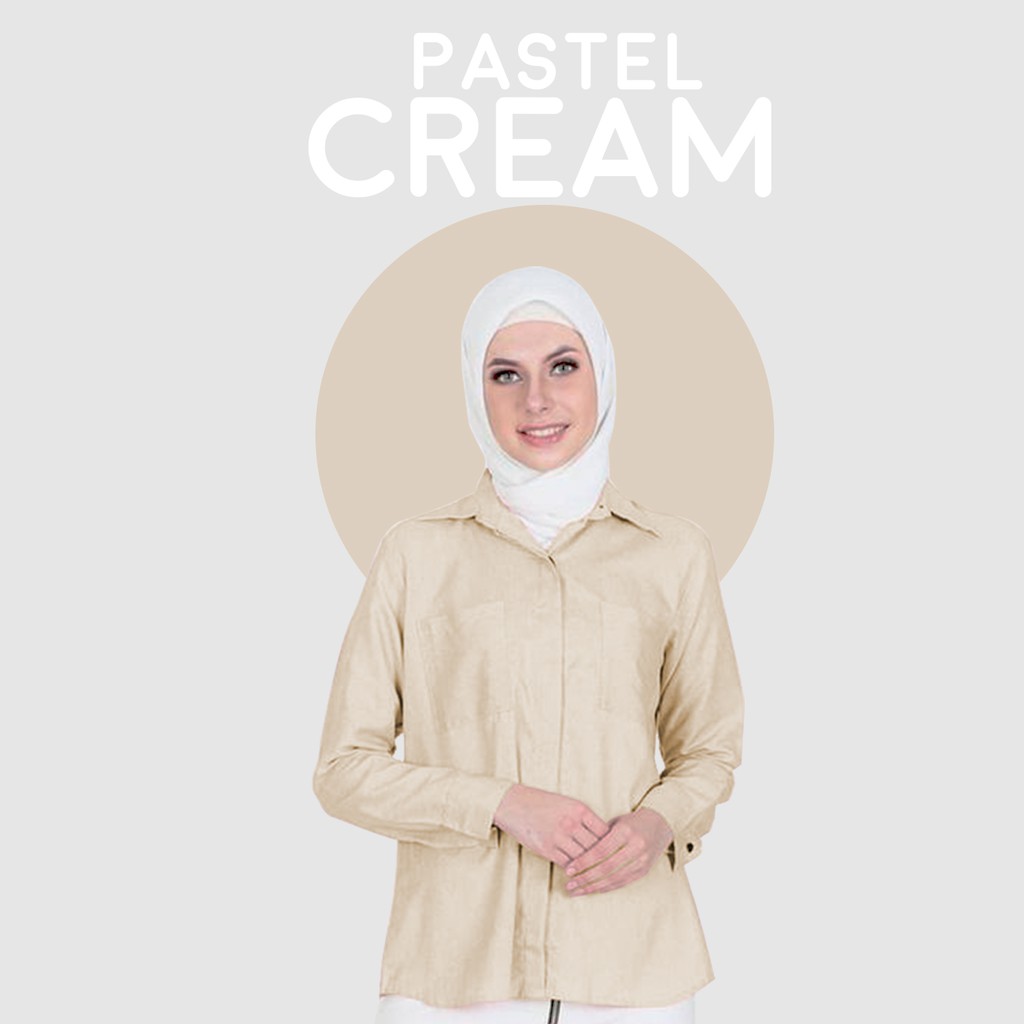 Lumina Basic / Kemeja Dian | Kemeja Wanita Basic - Yelonix