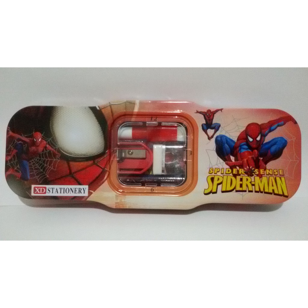 

TEMPAT PENSIL/PULPEN BENTUK GAME BOY KARAKTER SPIDERMAN LUCU & UNIK