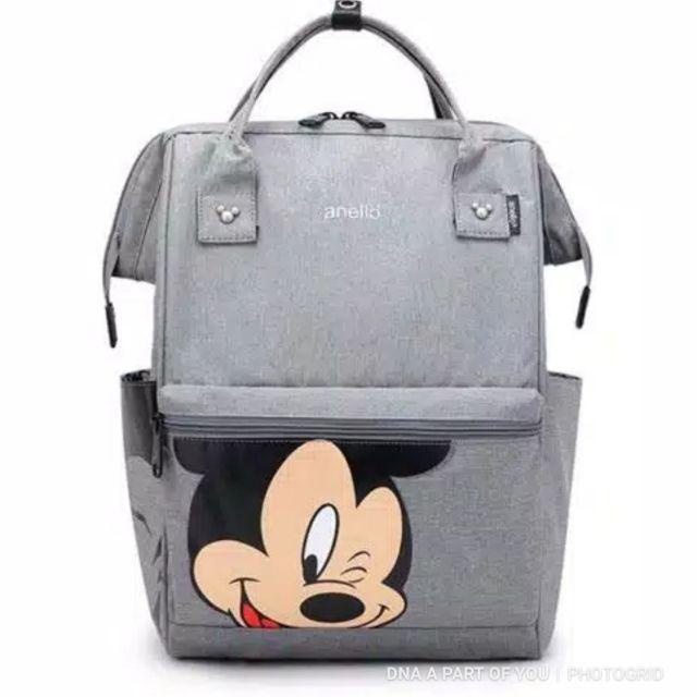 &quot;aurabagss&quot; - Tas Anak Tas Ransel Anello Motif &quot;MICKEY MOUSE&quot; Backpack Sekolah Fashion Anak Unisex Multifungsi Tas Anak/Ransel Anak/Diapers Bag Anak/Backpack Anak Ala Korea