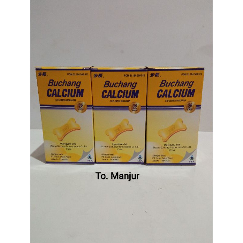 Buchang calcium isi 36 tablet
