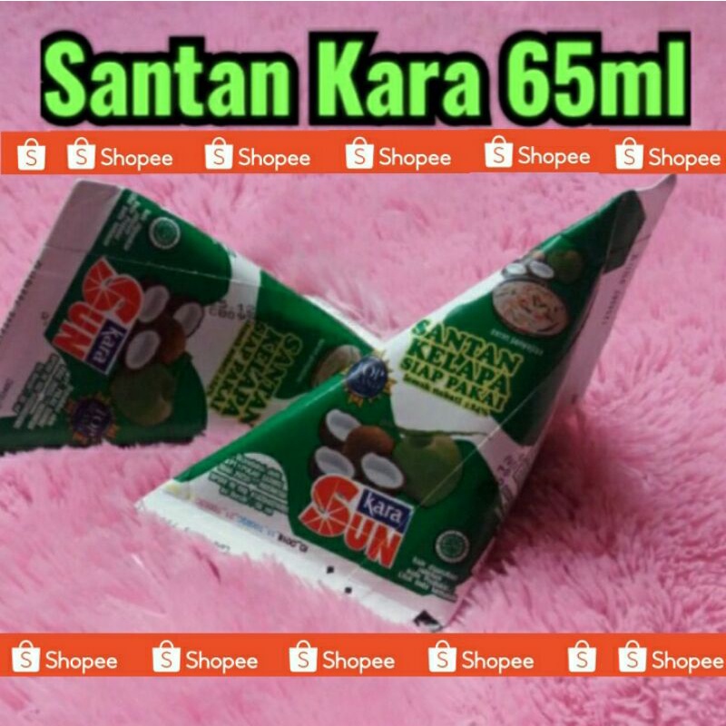 

santan kara cair 65ml sun kara santan kelapa asli