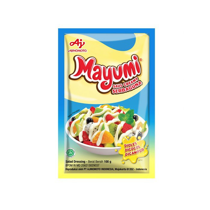 MAYONES MAYUMI SACHET SAUS MAYONES MAYUMI 100 GRAM SALAD DRESSING SERBAGUNA