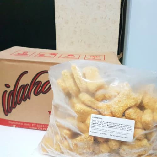 Nugget Idaho Curah 500gr Nuget Ayam 500gr