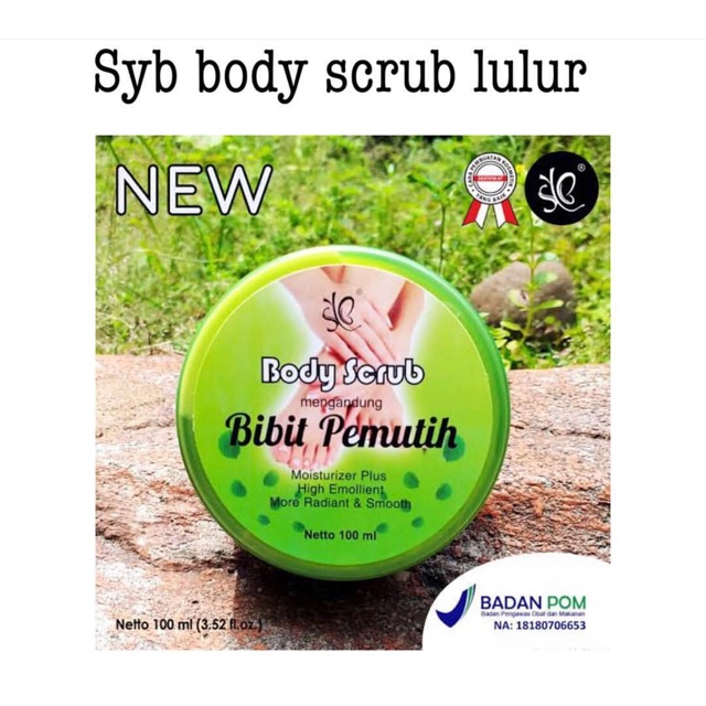 syb body scrub original - syb lulur bibit pemutih - syb body scrub bibit pemutih