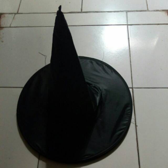 Topi penyihir hitam halloween party