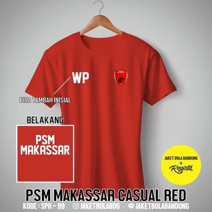 Super Sale Kaos Tshirt Baju Combed 30S Distro PSM Makassar Grade Ori JErsey Murah Murah Banget