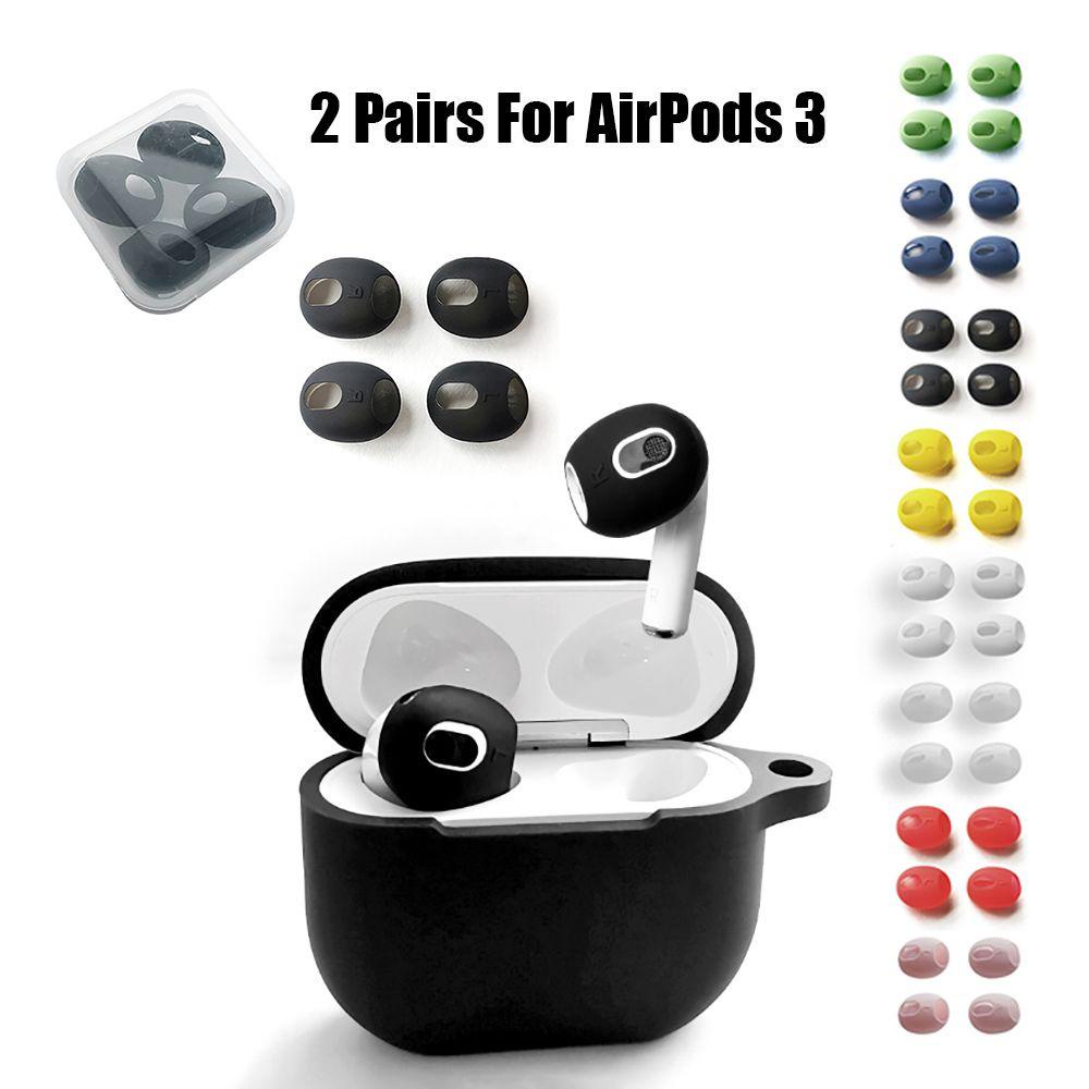 POPULAR Populer 4pcs /2Pasang Ear Cover Anti Slip Pengganti Eartips Pelindung Untuk Airpods3