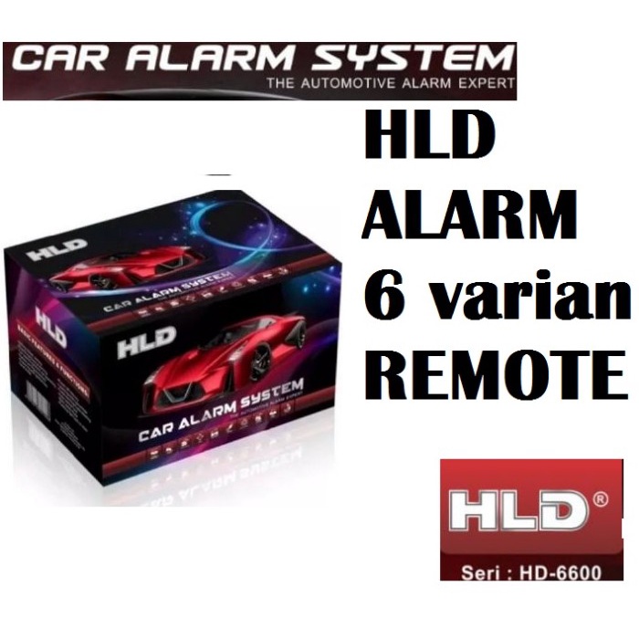 Alarm Mobil HLD Premium Class Set model tombol kunci universal