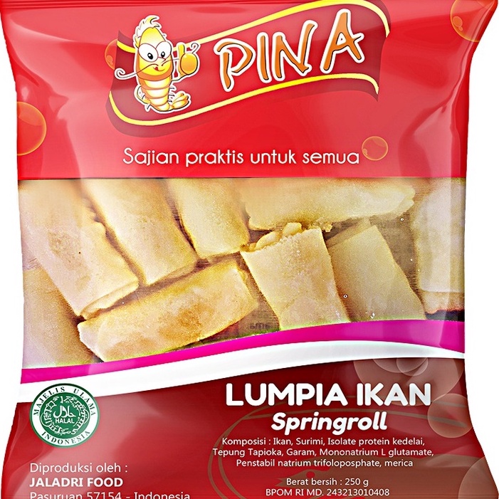 

Frozen Food Pina Lumpia Ikan 250 gr