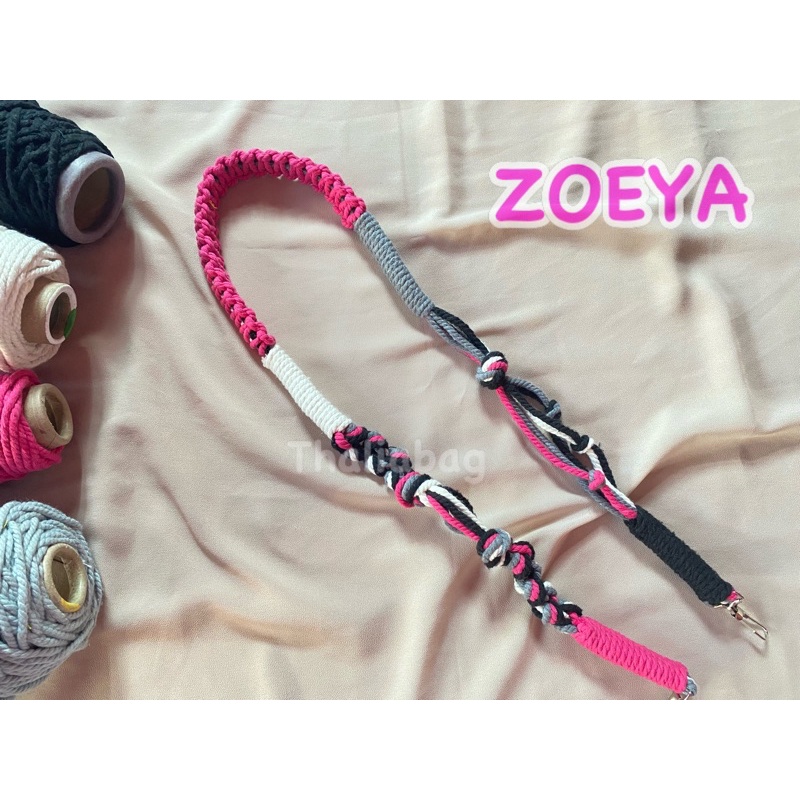 READY STOK STRAP BAG MACRAME ZOEYA BY THALIABAG // HANDMADE MACRAME // TALI TAS MURAH// SLINGBAG // SHOULDERBAG // HANDBAG // KEYCHAIN // RACUN SHOPEE // COD