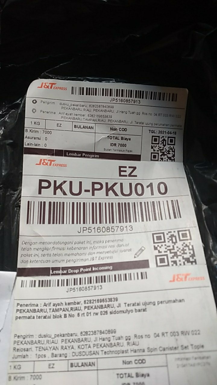 Dusdusan Technoplast Hanna Spin Canister Set Toples Lebaran Cantik Putar