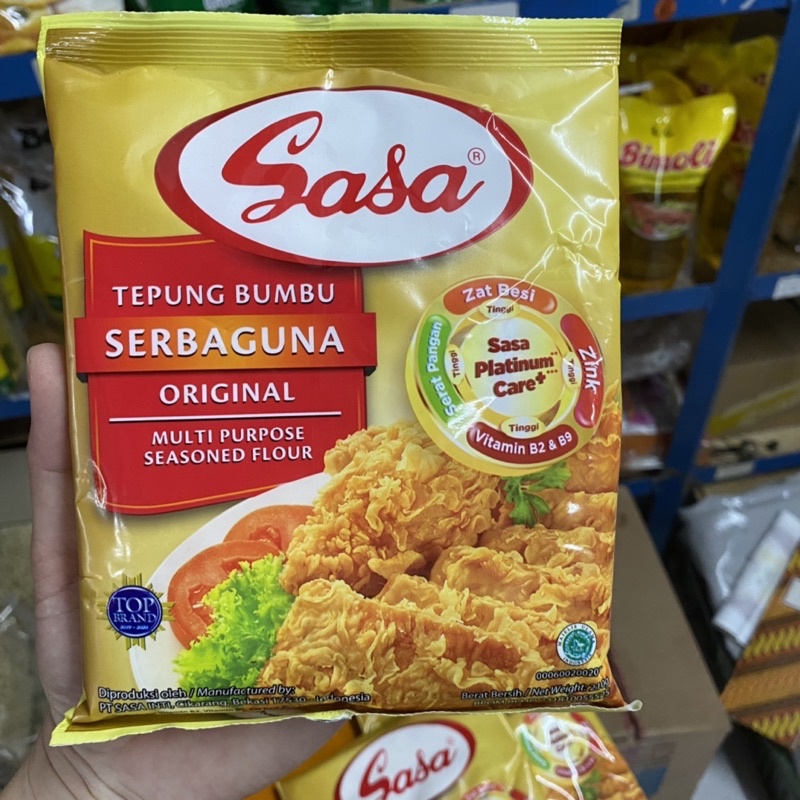 

(210gr) Sasa/ Tepung Sasa/ Tepung Bumbu Serbaguna/ Tepung Ayam Goreng/ Tepung Serbaguna Original