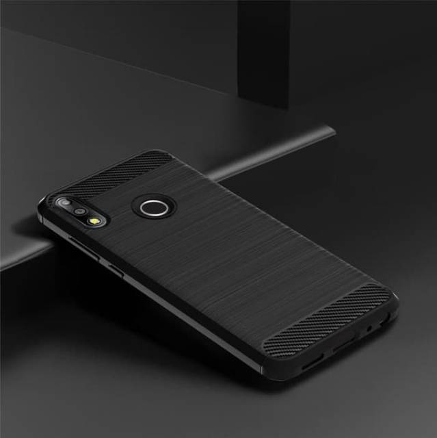 Silicon carbon fiber Asus zenfone max pro m2 soft case cover casing