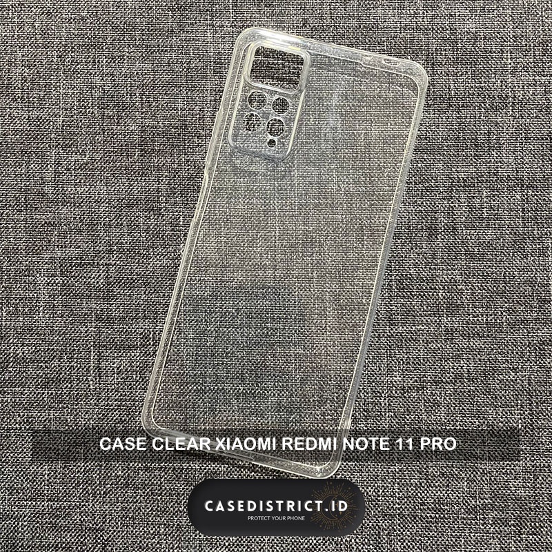 C/C- SOFTCASE CASING Case Clear Premium XIAOMI REDMI NOTE 11 PRO Casing Soft Bening Silicon Cover