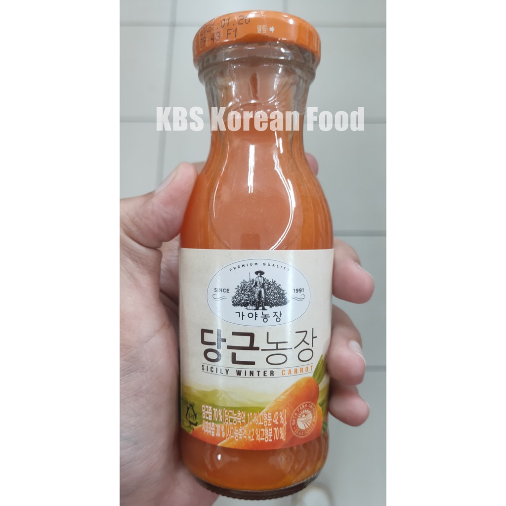 

Gaya Farm: Sicily Winter Carrot / Minuman Korea Rasa Wortel