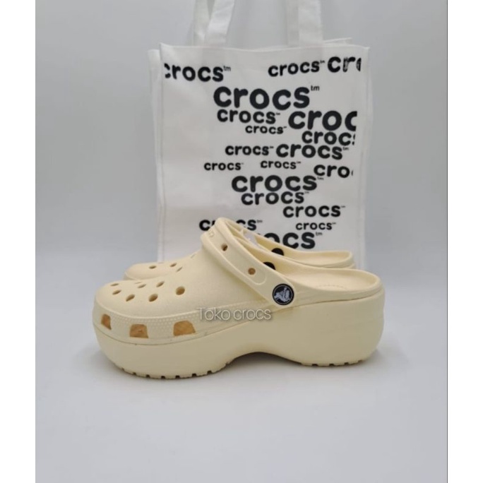 crocs Platform clog woman /Crocs classic clog platform / Sandal wanita crocs classic platform bae / crocs platform clog