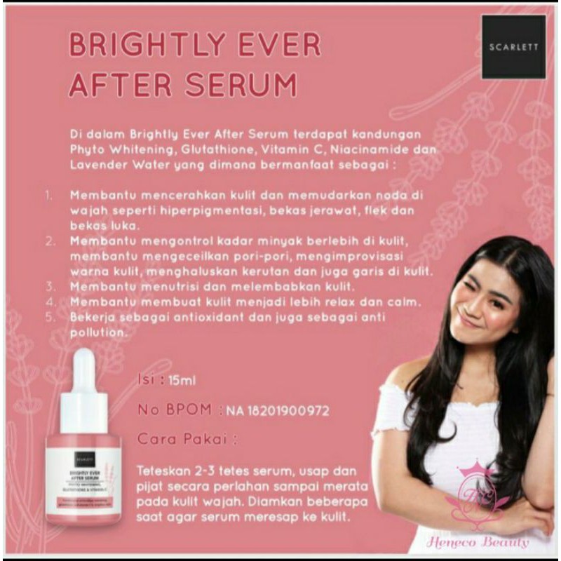 SKINCARE SERUM SCARLETT ORI