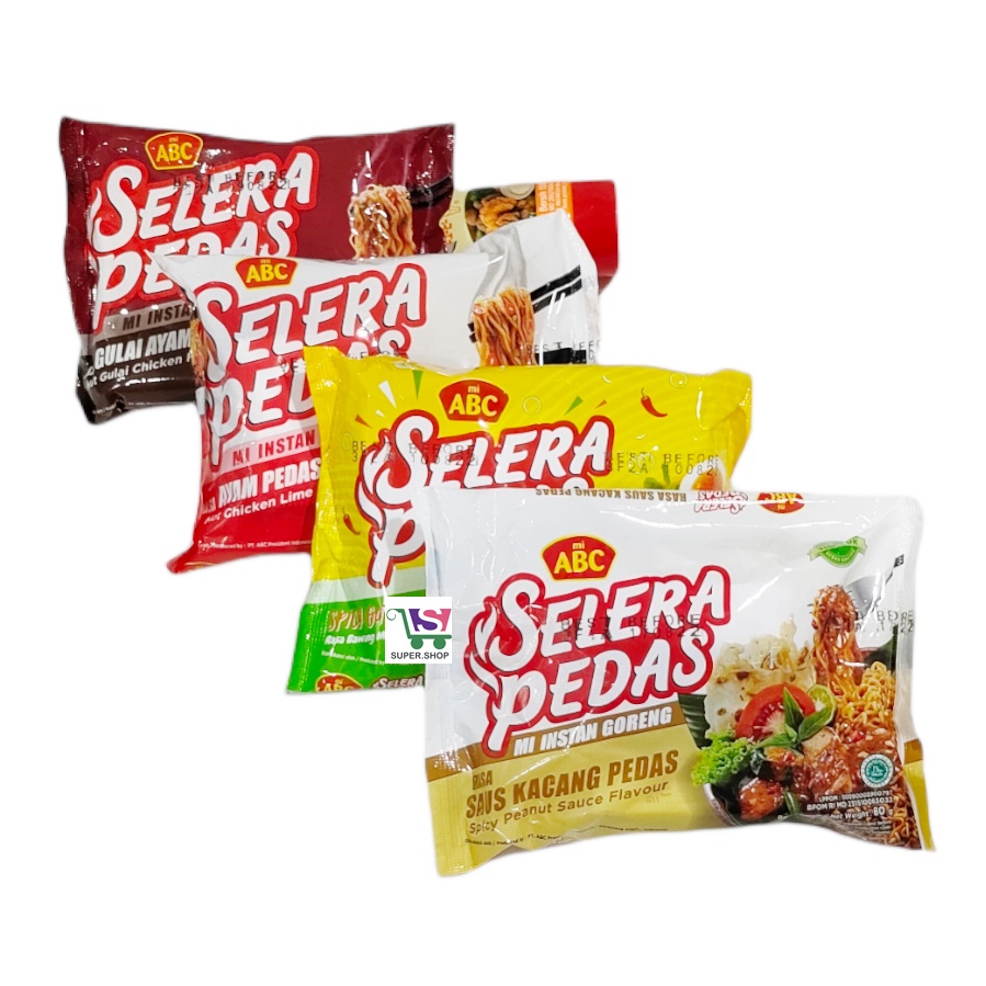 ABC Mi Instan Selera Pedas Pedas Nampol / Garlic Cheese / Mayo