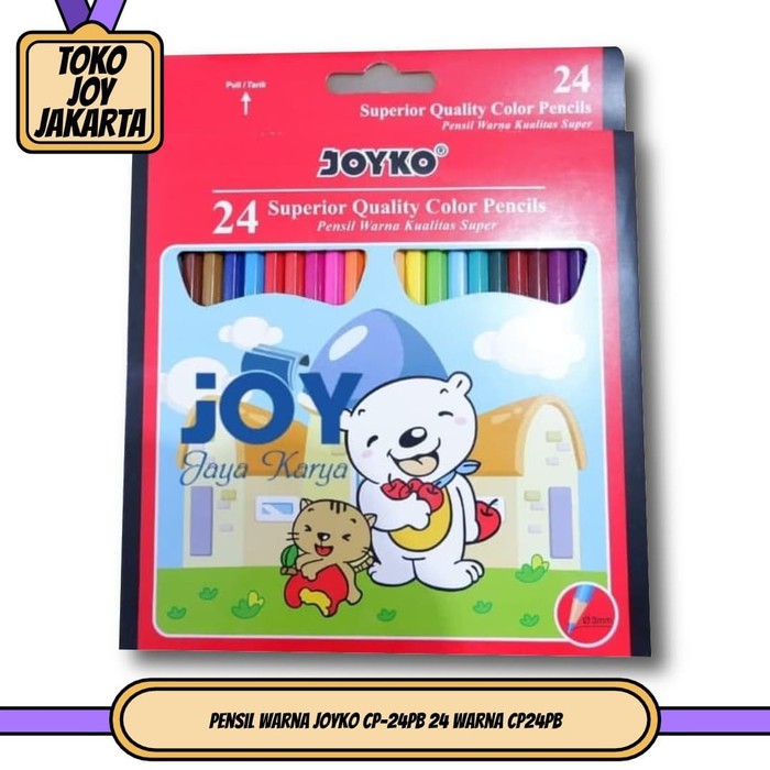 

Pus Pensil Warna Joyko CP-24PB 24 warna CP24PB