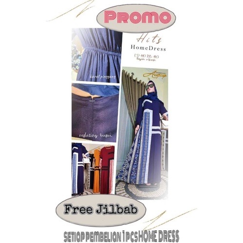 HOME DRESS GAMIS BATIK PLISKET SATU SISI/DASTER LONG DRESS