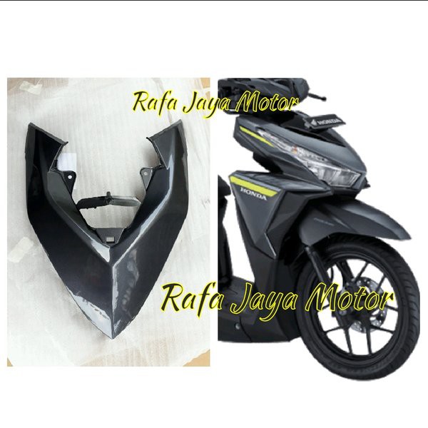 Tameng Dasi Besar Honda Vario 125 - 150 LED Abu Abu Metalik