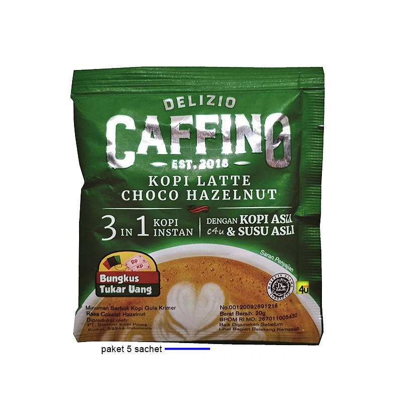 

[5 SACHET] CAFFINO - Minuan Serbuk Kopi