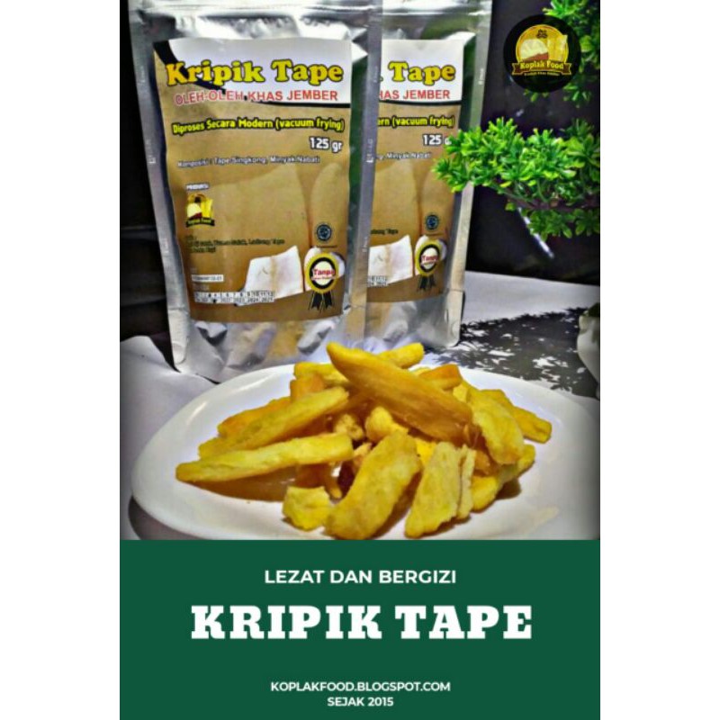 

Jual Kripik Tape Kemasan Per 125gr