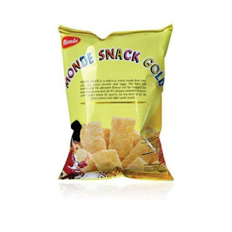 

{paket isi 2pcs} monde snack gold 30gr