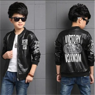 JAKET BOMBER ANAK BISA BOLAK BALIK COWOK BAJU LAKI MODEL VICTORY KID KID PRIA BUAT 5 6 7 TAHUN KOREA