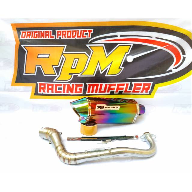 Knalpot Racing R9 Valencia Nmax - Aerox - NMax 2020 - Genio - Beat