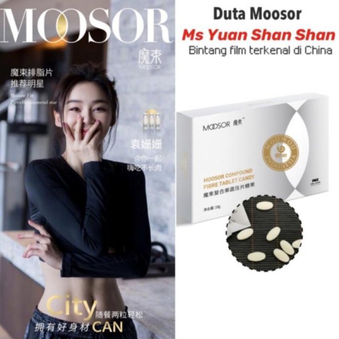 Permen Diet Moosor 1 Sachet Compound High Fibre Slimming Candy