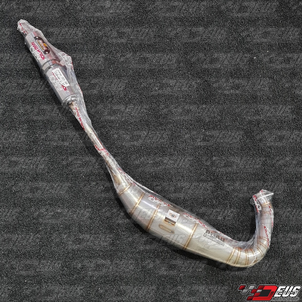 Knalpot Ahau 1 Ninja R / RR Stainless Steel Perut L39 Step Standar / Kenalpot Ahau1 Racing L 39 L39 