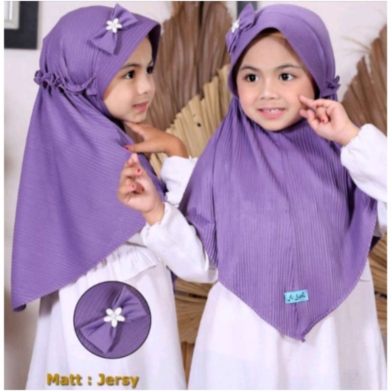 jilbab anak/hijab plisket anak/hijab anak plisket murah