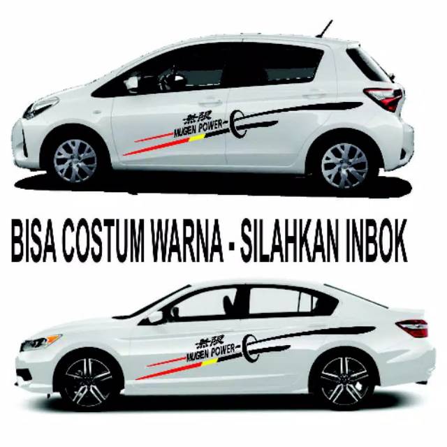 Sticker custom mobil datsun go agya calya brio dll