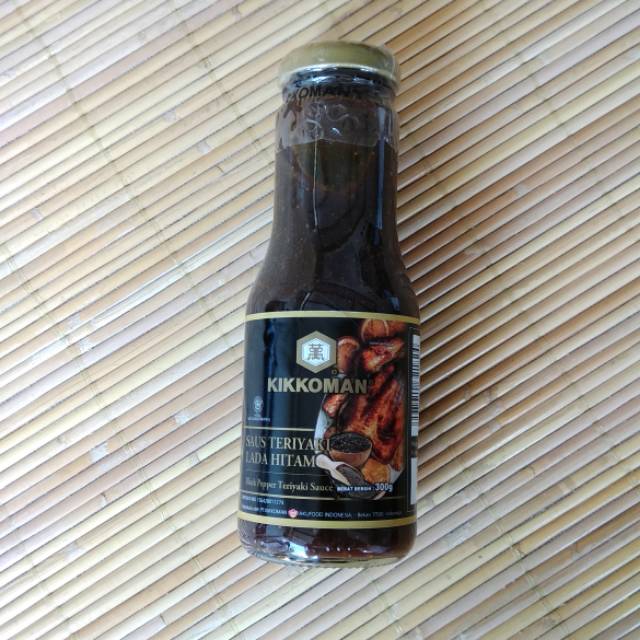 

Kikkoman Saus Teriyaki Lada Hitam 300gr.