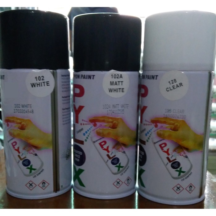 

Cat Semprot Pylox No 102A Warna Matt White