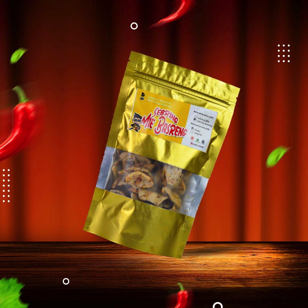 

Basreng pedas daun jeruk 100 gram cauji snack