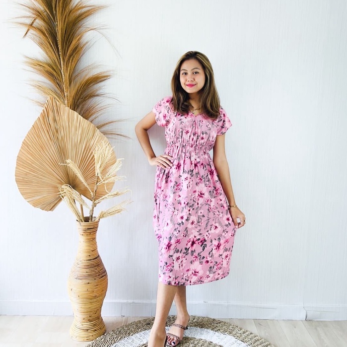 Daster Dress Manohara Bali-MN - JAPAN PINK