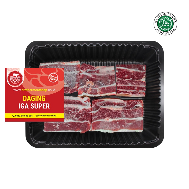 Short Ribs - Iga Super Frozen 1kg, Halal