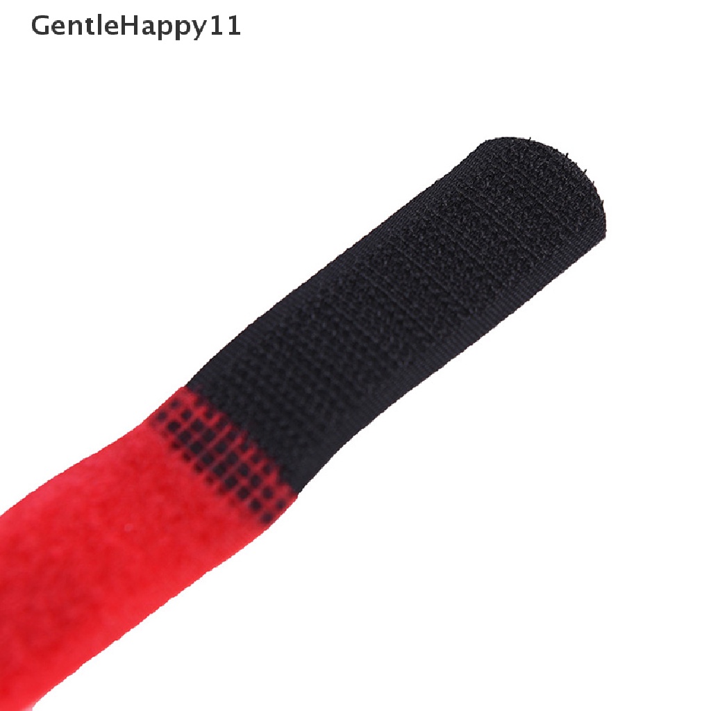 Gentlehappy 1pc Back To Back Nylon Strap 25cm Sepeda Sepeda Pompa Holder Ties Fixed Senter Bandages