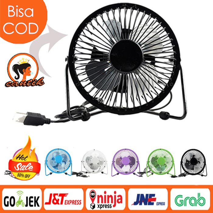 KIPAS ANGIN USB BESI PORTABLE / KIPAS ANGIN PORTABLE / MINI FAN PORTABLE