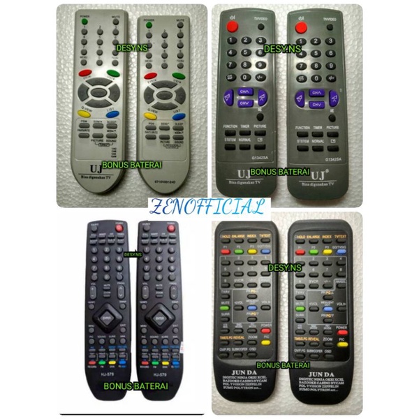 Remote Remot TV Sharp Tabung / Remote Tv Tabung,Polytron,LG,Sharp