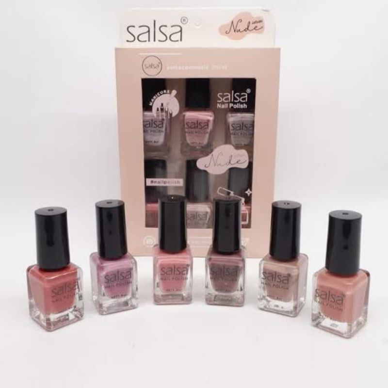 Salsa Nail Polish Ecer Kutek Salsa Cat Kuku Peel Off