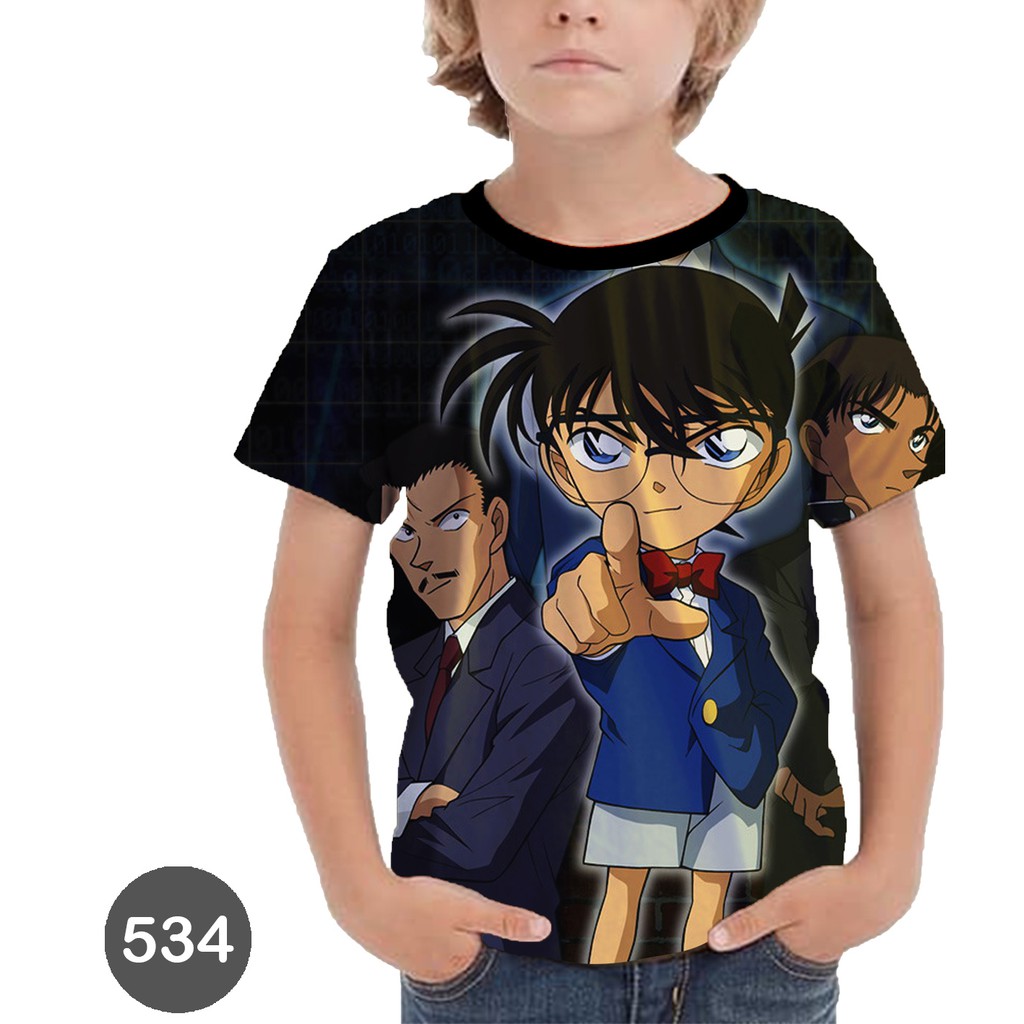 Baju Detective Conan Kaos Series Anak #534