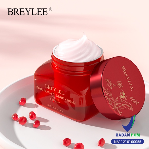 PAKET PEMUTIH WAJAH BREYLEE Pomegranate Bundle Facial Serum &amp; Day and Night Cream Whitening (2pcs)