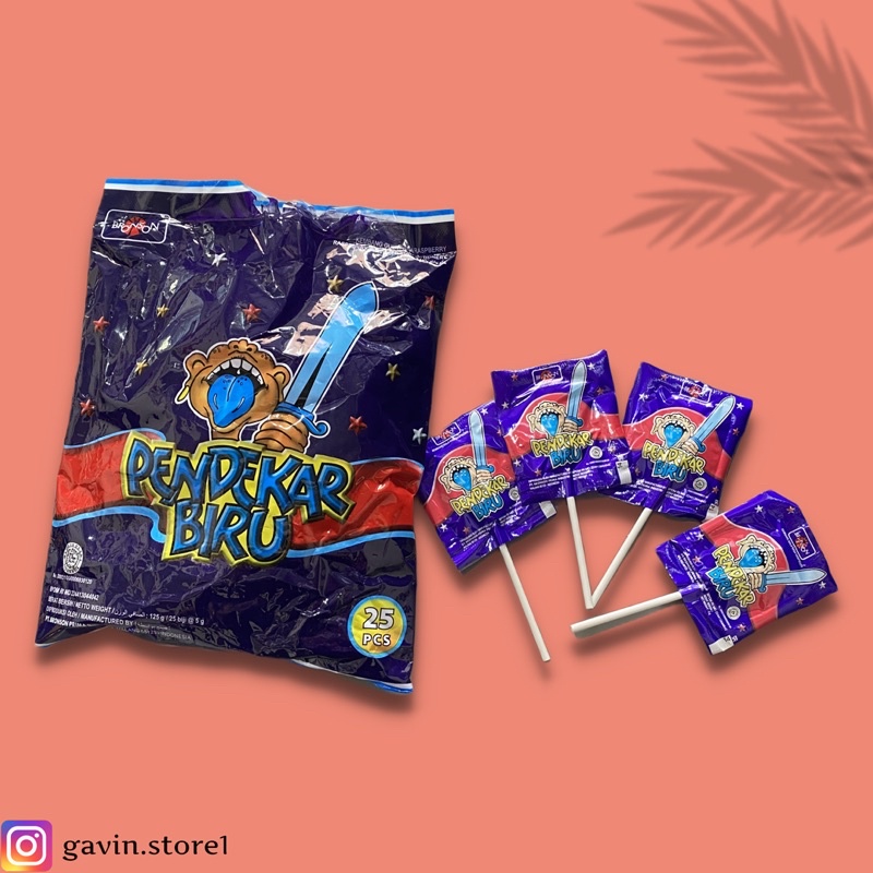 

Permen pendekar biru isi 25pcs / Permen Jadul/ jajanan jaman dulu