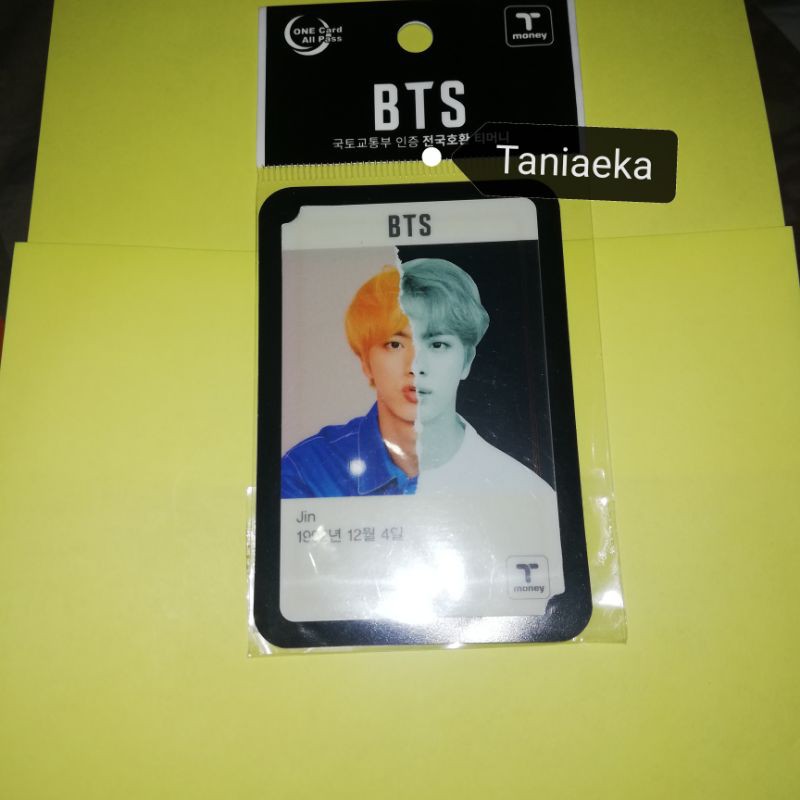 (Ready stock) BTS Jin T - MONEY / BTS T MONEY / T - MONEY Official
