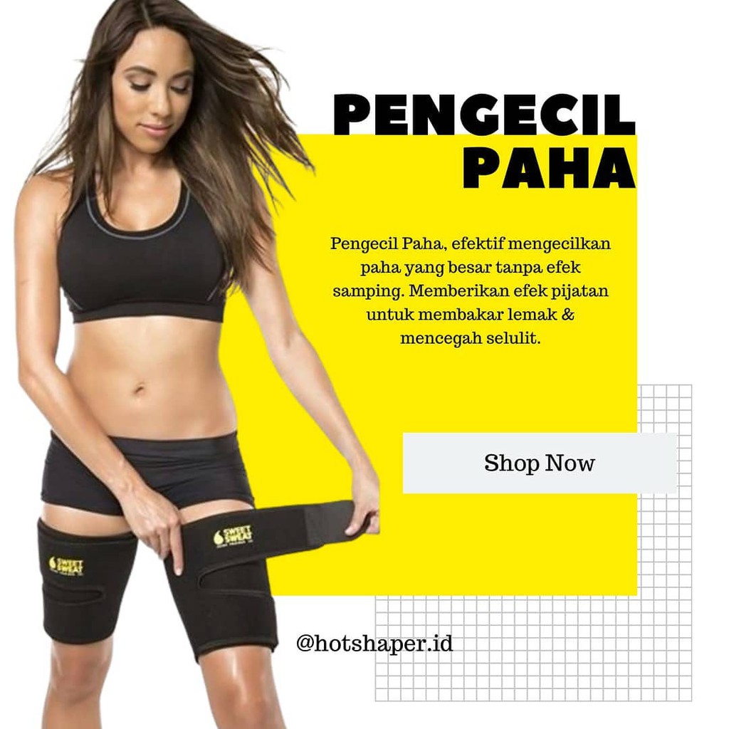 Korset Pelangsing Paha Sweet Sweat Thigh Trimmer Belt Sabuk Pengecil Paha Korset Pembakar Lemak Paha