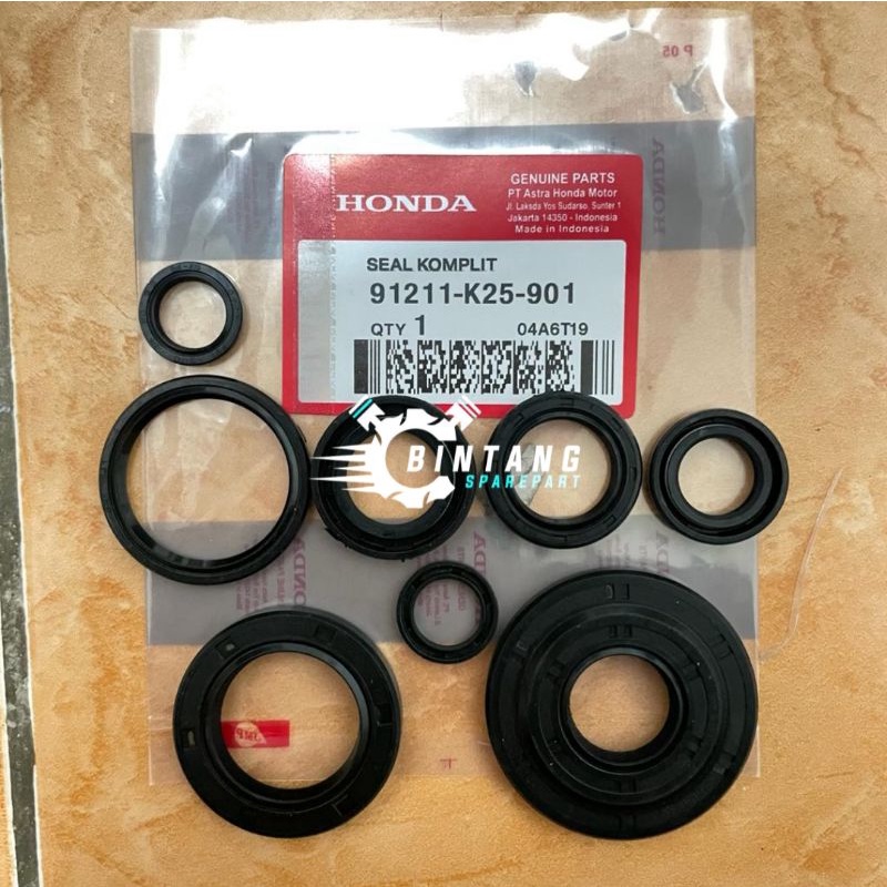 Seal Komplit Honda Beat FI / Oli Seal CVT Kit Komplit Honda Beat FI